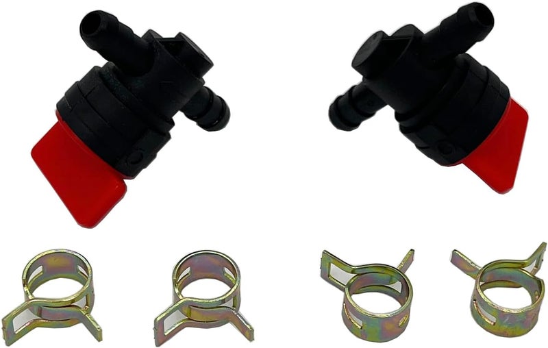 Maywall 1/4" Inline Gas Fuel Shut-Off Valve (2-Pack) - Compatible with 493960/698183/698181/697947/9494768/5019H/5019K - Fits Small Engine Lawn Mowers & Tractors - Image 4
